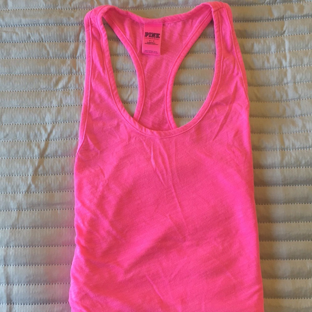 VS PINK racerback tank top